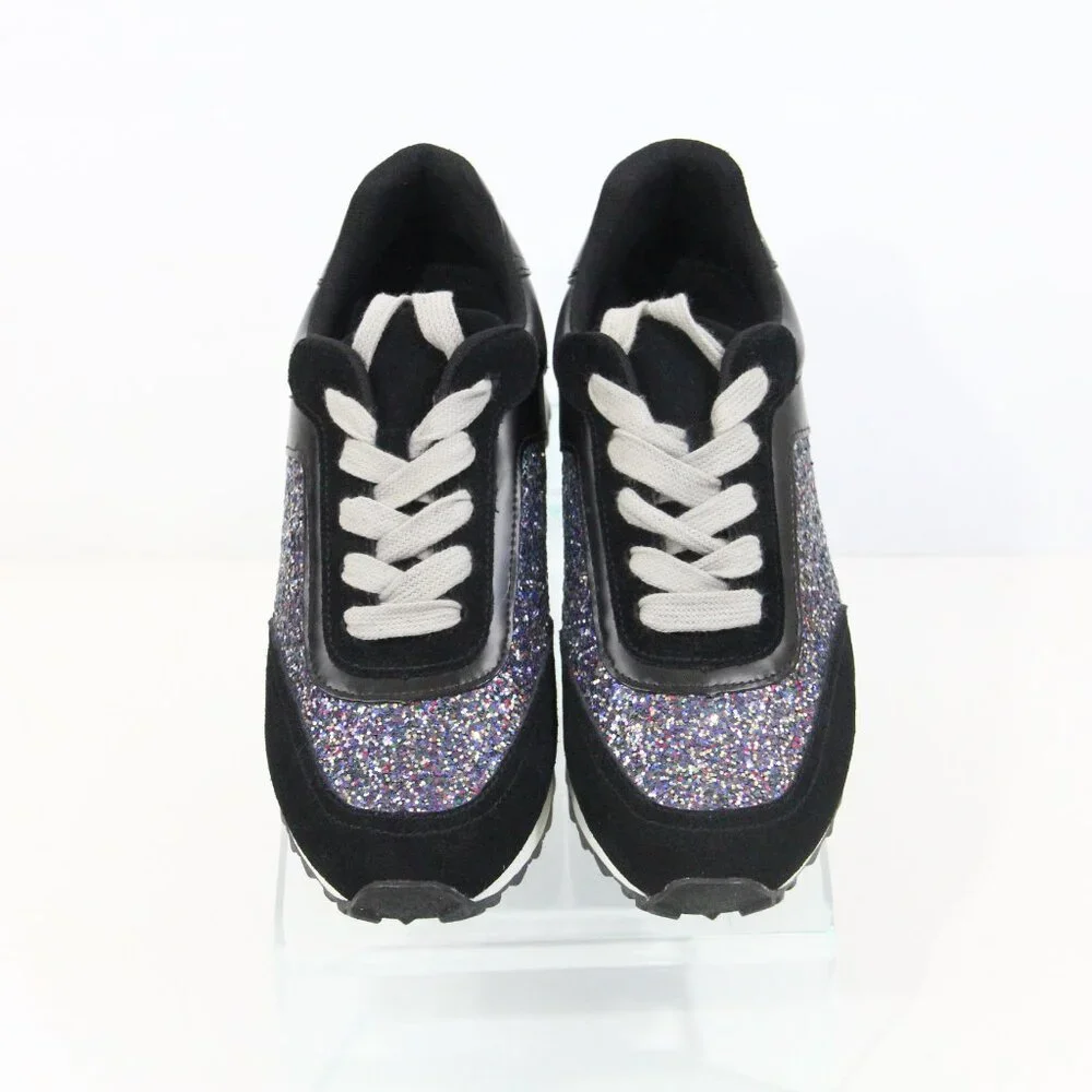 Steve Madden Sneakers New sz 7.5 Women Glitter Fashion Shoes Mabyl